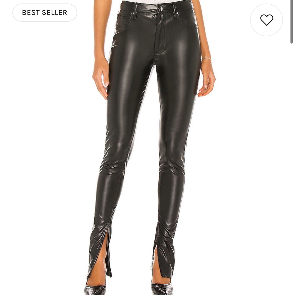 Vegan leather pant